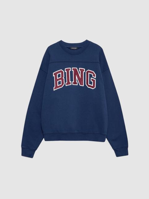 ANINE BING Trenton Sweatshirt Bing - Washed Navy