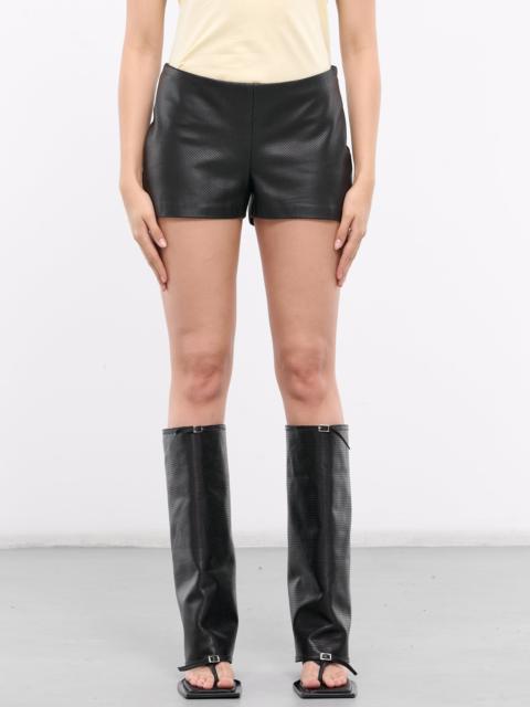 FIDAN NOVRUZOVA Sophya Leather Shorts