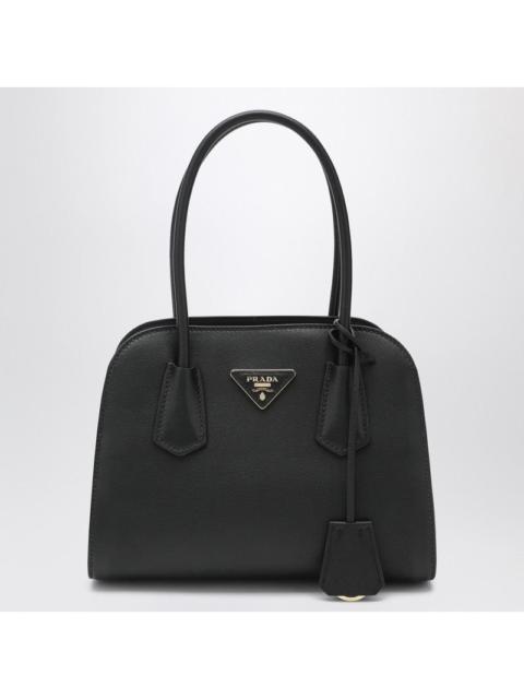 Prada Prada Medium Shopping Bag In Black Leather Women