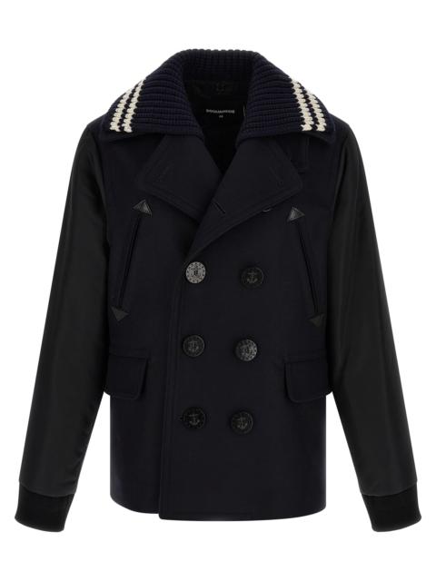 DSQUARED2 Dsquared2 Men 'Hybrid Peacoat' Coat