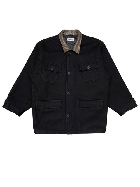Other Designers Japanese Brand - Vintage The Market Wool Jacket Leather Collar