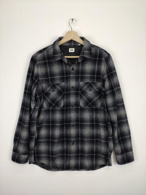 Other Designers Japanese Brand - Steal 💥 Uniqlo Plaid Flannel Button Up Travis Style