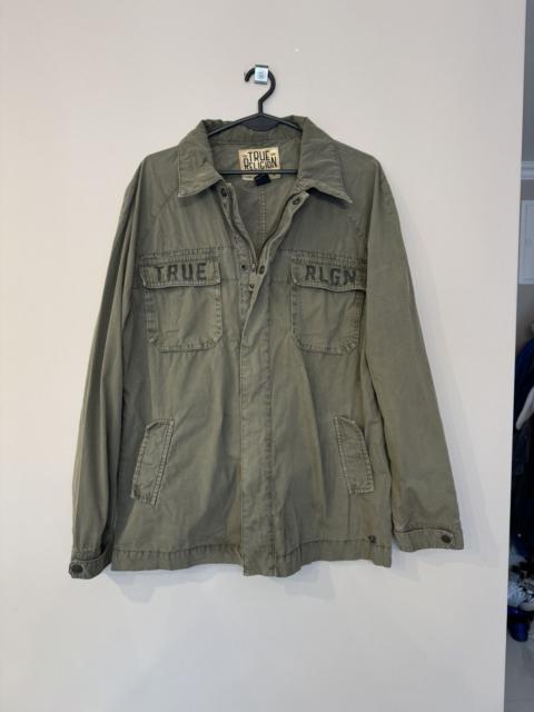 Other Designers True Religion overshirt jacket light zip up vintage rare