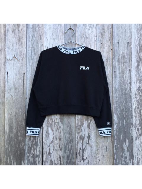 Other Designers Fila - Fila Crop Top Sweatshirt