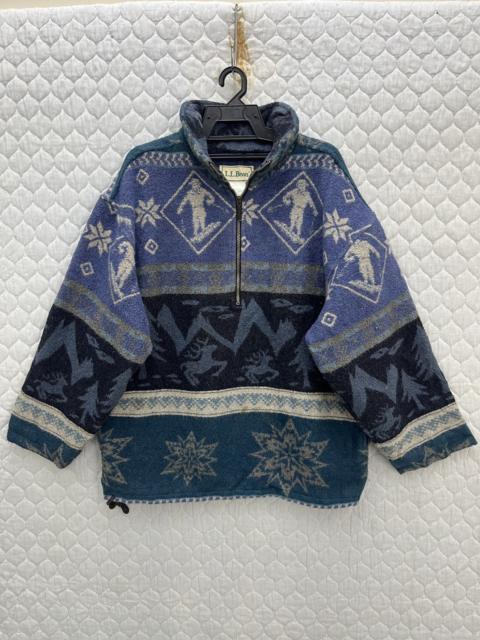 Vintage - 🔥🔥🔥STEALS VTG LL BEAN NATIVE PULLOVER HALF ZIPPER SWEATSHIRT