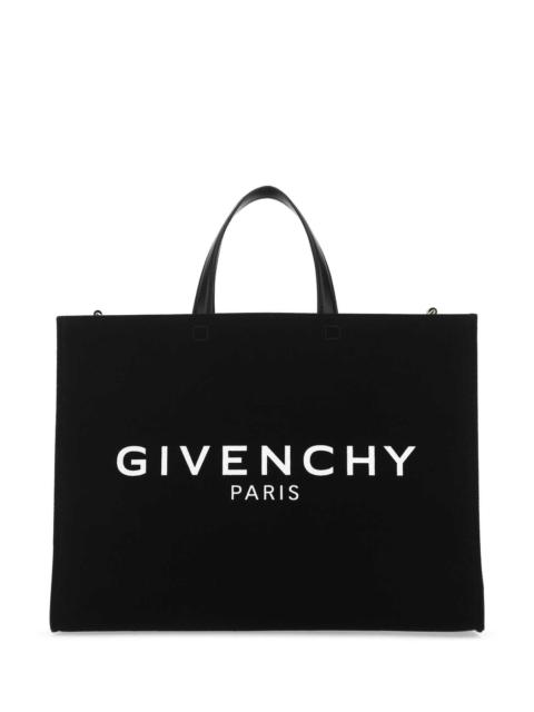 Givenchy Givenchy Women Black Canvas Medium G Shopping Bag