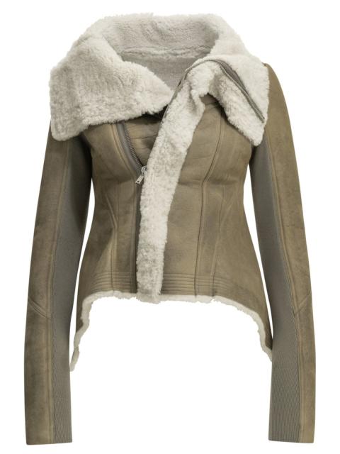 Rick Owens Rick Owens Naska Shearling Jacket Grey