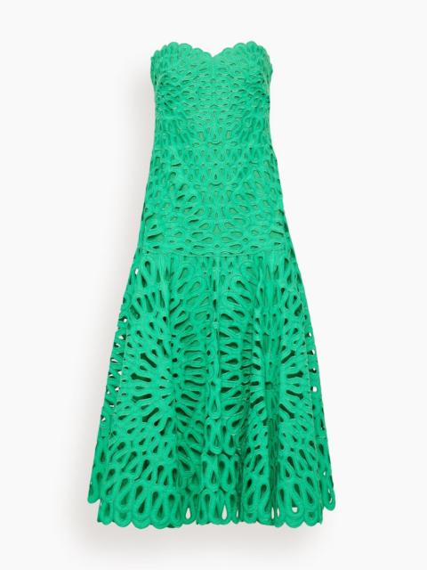 SIMKHAI Florence Midi Dress in Parakeet