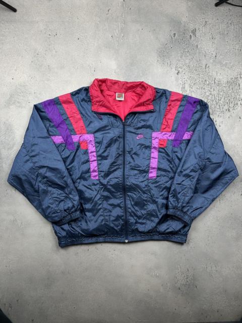 Nike Vintage Nike Colorblock Windbreaker Jacket Purple Pink 90s