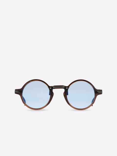 Other Designers MOVITRA - Movitra – AM 01 G Brown with Flash Light Blue Lenses – Limited Edition