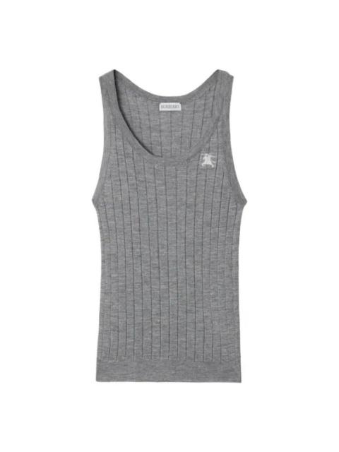 Burberry Burberry EKD Intarsia Logo Cashmere Tank Top