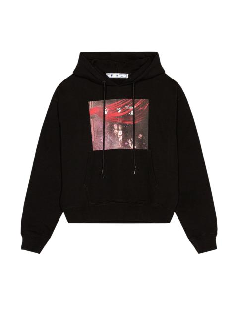 Off-White Off-White Sprayed Caravaggio Over Hoodie 'Black/White'