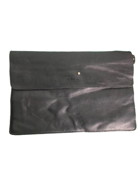 Other Designers Vintage - 🔥BEST OFFER🔥 Montblanc Leather Clutch Bag Magnet Flip