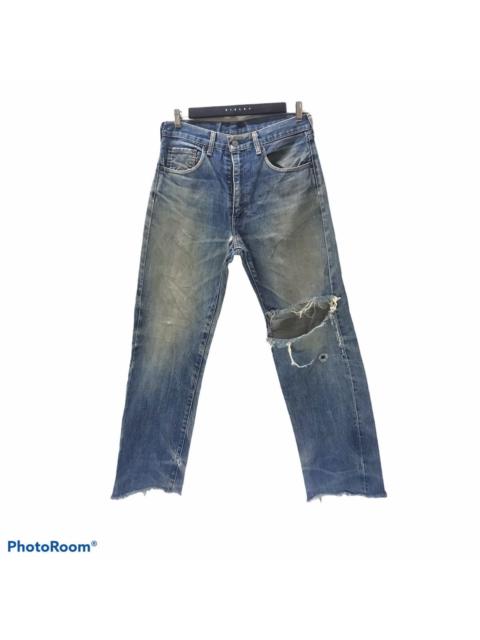 Levi's Vintage Levis 502 Thrashed Denim Selvedge Japan