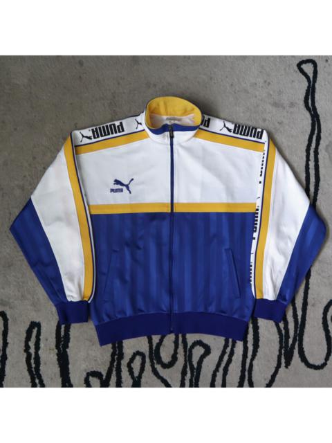 PUMA Vintage 90s PUMA Spellout Big Logo Embroidered Tapped Full Set Tracksuites