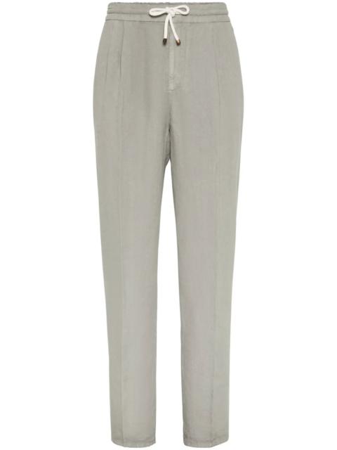 Brunello Cucinelli Brunello Cucinelli Men Tapered Trousers With Drawstring