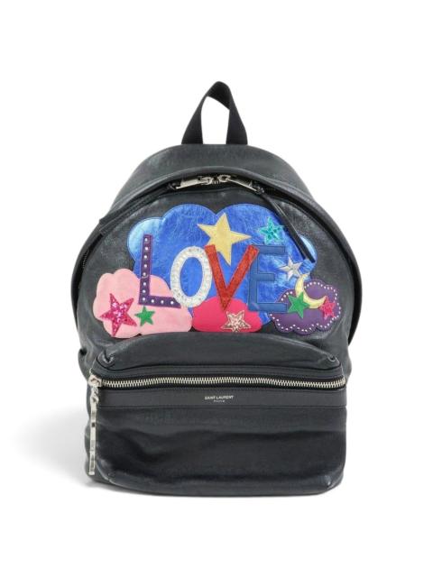 SAINT LAURENT Leather backpack