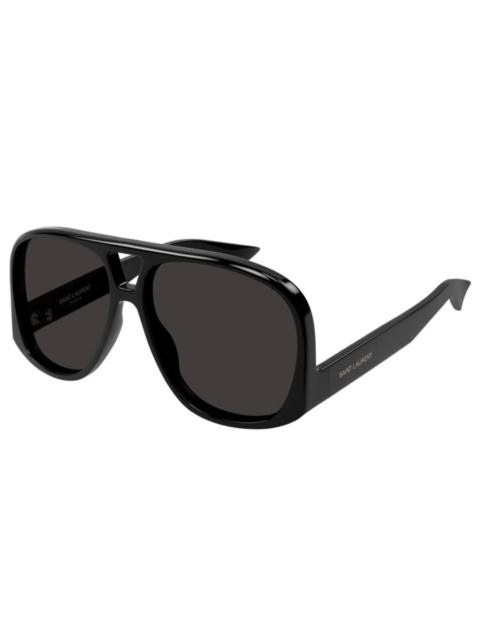SAINT LAURENT Saint Laurent Ladies Black Aviator Sunglasses SL652SOLACE 001