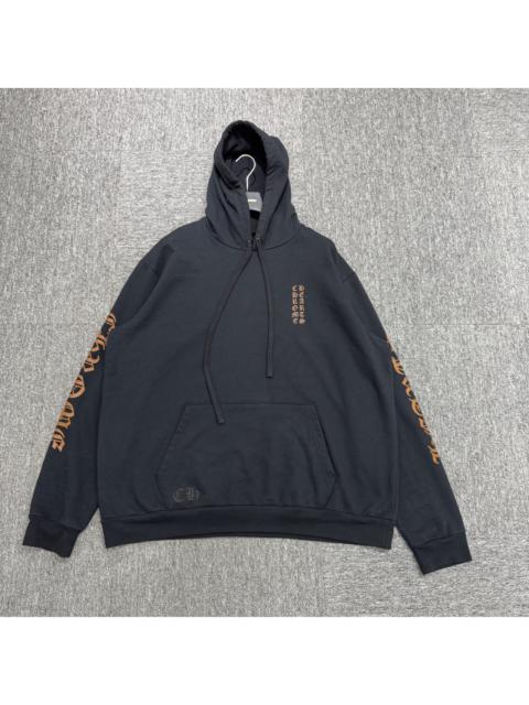 Chrome Hearts Sanskrit lettering print hooded sweatshirt