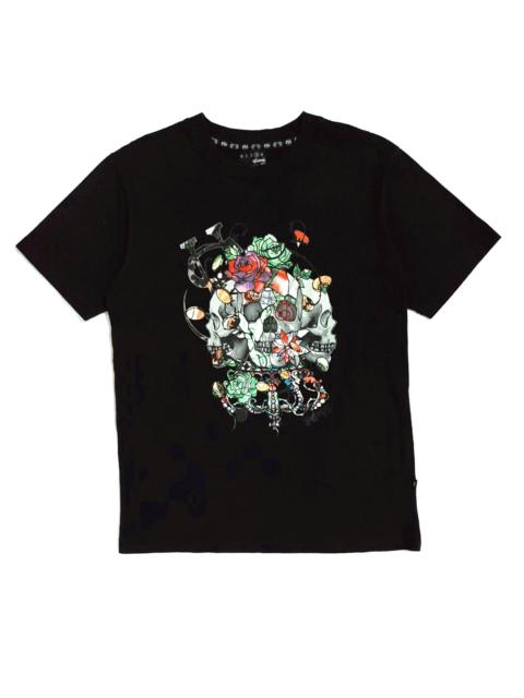 Other Designers RARE! GLAMB SKULLS GLITTER BIG PRINT GRAPHIC TEE