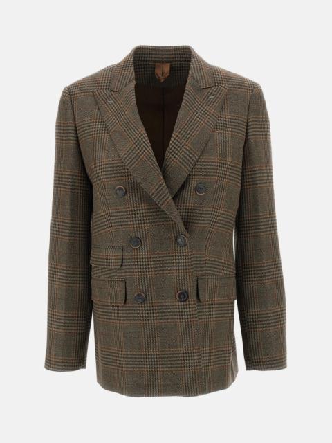 Max Mara Max Mara Women Double-Breasted Mouliné Wool Batavia Blazer
