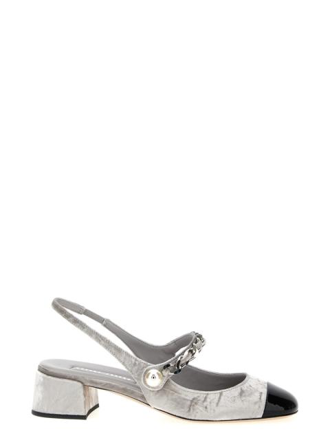 Miu Miu Velvet slingback