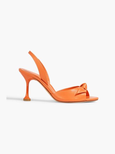 ALEXANDRE BIRMAN Clarita Easy bow-detailed leather slingback sandals