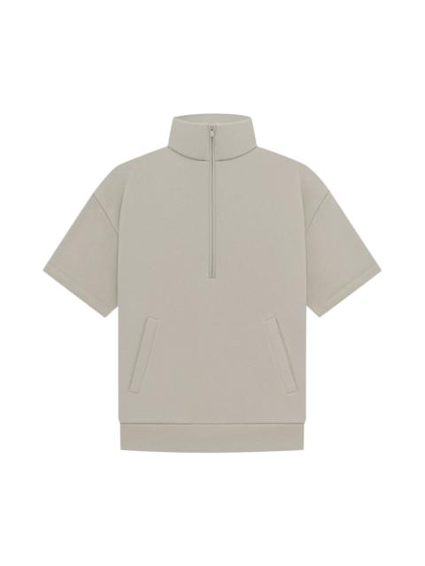 Fear of God Essentials Half Zip 3/4 Sleeve Shirt 'Seal'