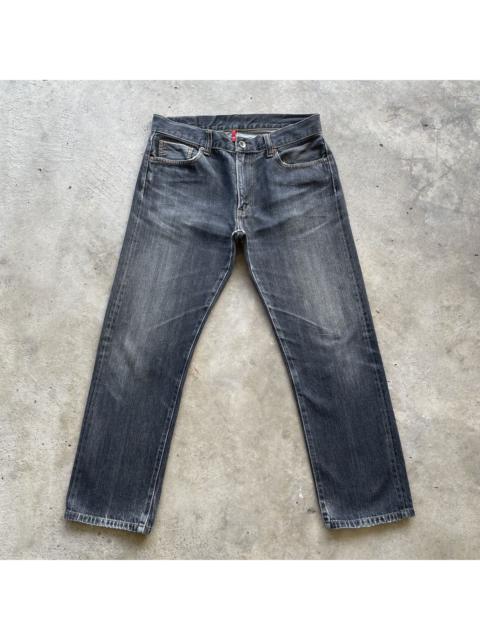 Other Designers Japanese Brand - Vintage Japanese UJ 002 Black Faded Denim Jeans Pants W34