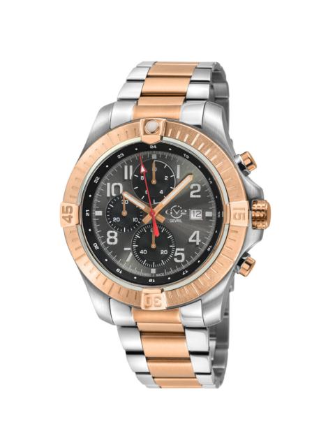 Other Designers GV2 by Gevril T38 Chronograph Quartz Grey Dial Men's Watch 42809B