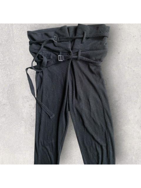 Ann Demeulemeester Ribbed Bondage Sweatpants