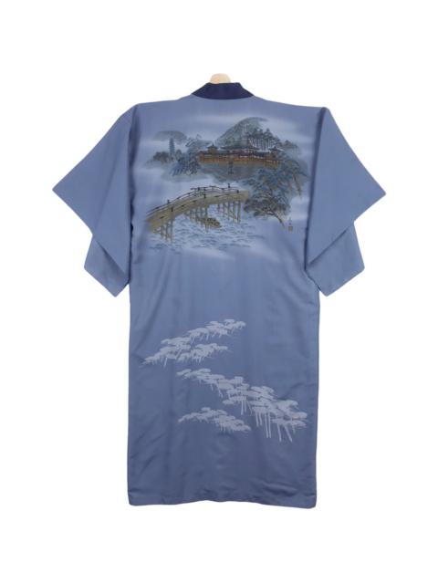 Other Designers Japanese Brand - Vintage Yoshinokuni Kimono Art Mountain Juban