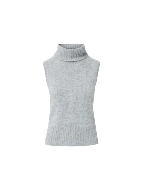 VERONICA BEARD MAZZY BRUSHED CASHMERE SLEEVELESS SWEATER