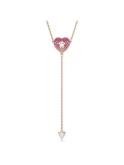 Other Designers Swarovski Hyperbola Heart Y Pendant Necklace