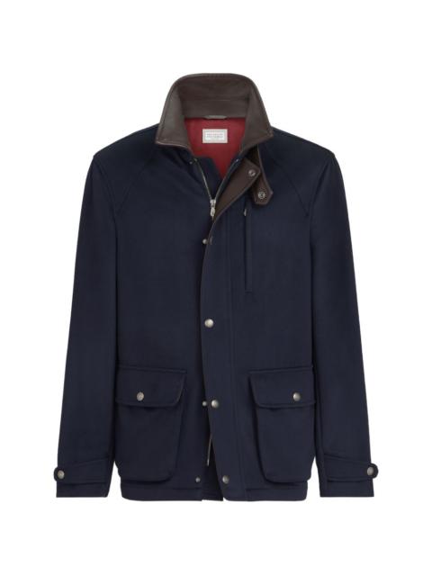 Brunello Cucinelli Brunello Cucinelli Men Wool Caban Coat