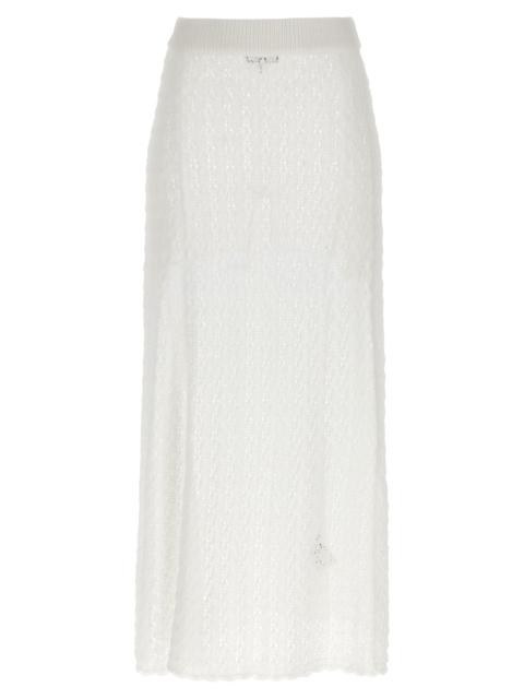 GANNI Ganni Women 'Shiny Pointelle Knit' Skirt