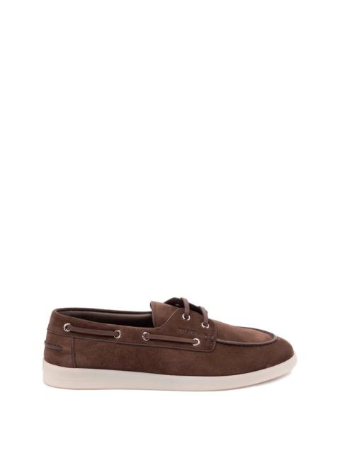 Prada Prada Men Suede Boat Shoes