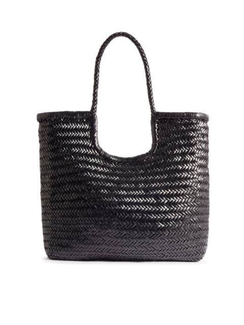 DRAGON DIFFUSION Dragon Diffusion Women Ns Diagonal Black Leather Tote Bag