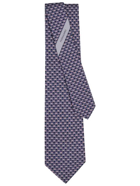 FERRAGAMO Ferragamo Men Tournament Print Silk Tie