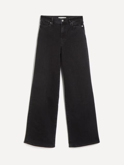 FRAME Le Slim Palazzo Jeans in Meteor