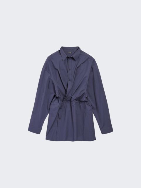 BALENCIAGA Shirt Mini Dress Navy