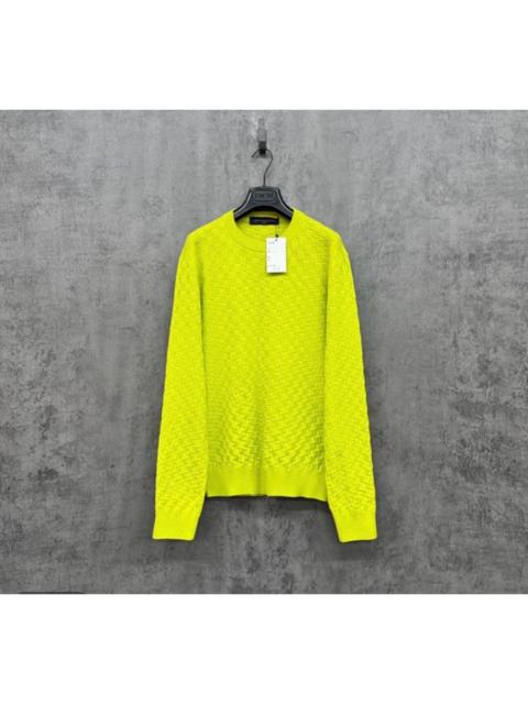 Louis Vuitton Louis Vuitton Damier Pattern All-Over Logo Knit Sweater