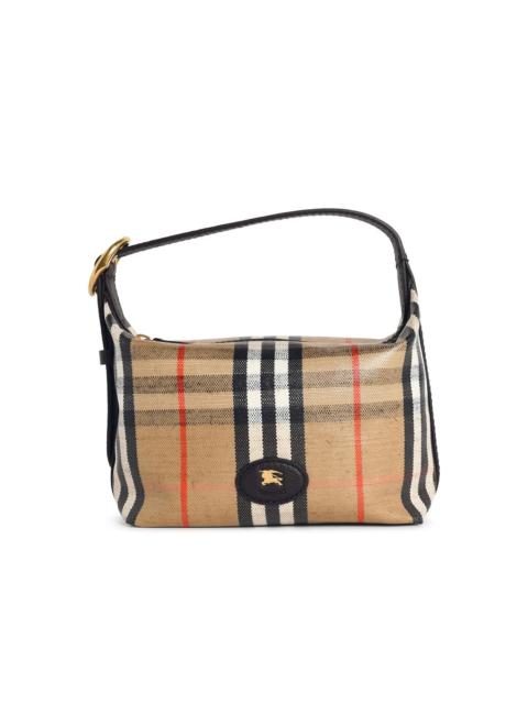 Burberry Burberry 'Highlands' Mini Boreson In Beige Sand Cotton Blend Women