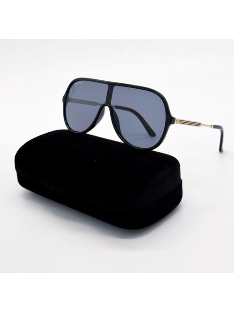 GUCCI NEW GUCCI GG0199S 001 SUNGLASSES MEN BLACK/GRAY EYEWEAR