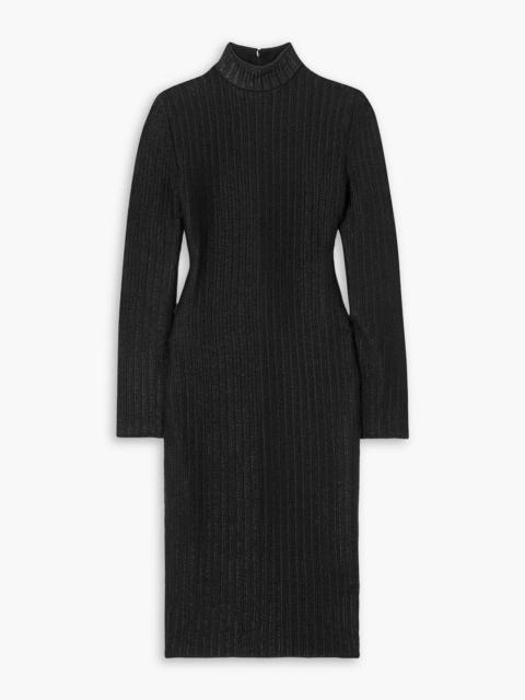 TOM FORD Ribbed cotton-blend midi dress