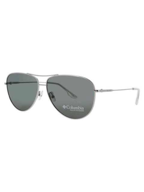 Columbia Columbia Men's Silver Tone Rectangular Sunglasses C116SP040