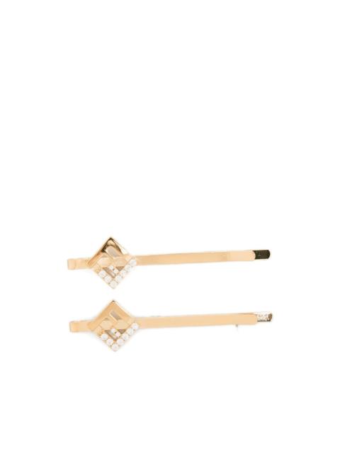 FENDI Fendi Gold Hair Accessories Women