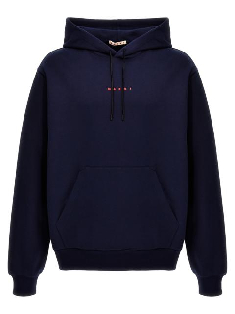Marni Marni Men Logo Print Hoodie