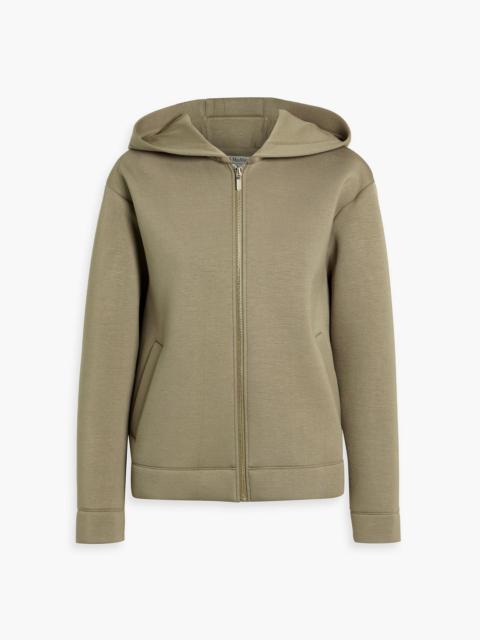 Max Mara Andorra jersey zip-up hoodie