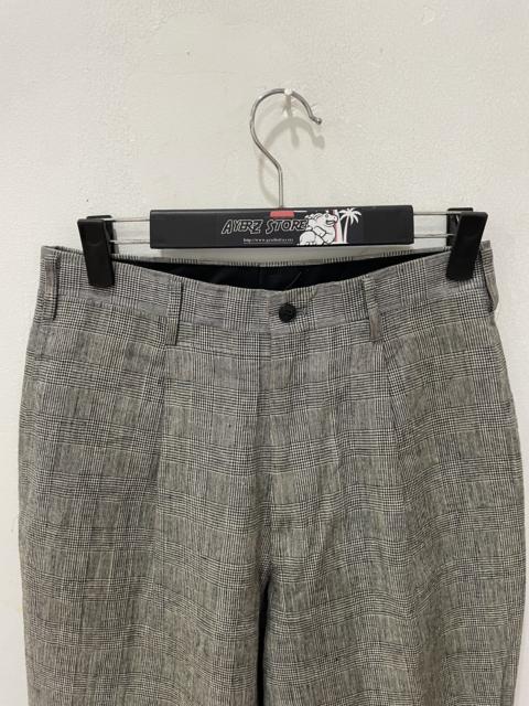 Other Designers Vintage - Abahouse Checked Plaid Linen Pants